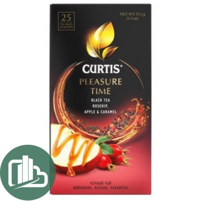 CURTIS чай 25пак Pleasure Time 1/12 чёрный