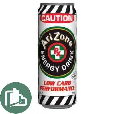 Напиток AriZona Caution low carb performance  340мл 1/24