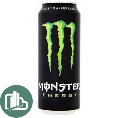 Энер напиток Монстер 0,5л 1/12 оригинал  зеленый