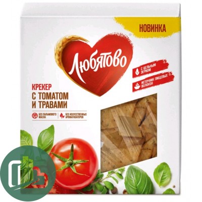 Крекер с Томатом и Травами 150гр 1/16 Любятово