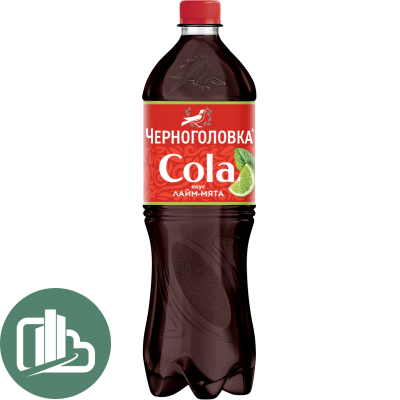 Напиток Черноголовка 1л вкус Кола Лайм Мята 1/12 Пэт