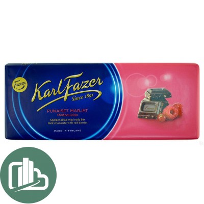 Шоколадная плитка Karlfazer с ягодами 200гр 