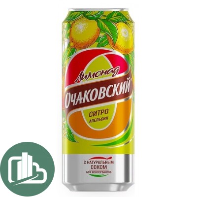 Лимонад Очаковский 0,45л Апельсин 1/24
