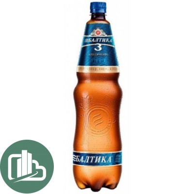 Балтика пиво №3 1,35л 1/9 Пэт
