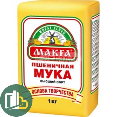 Мука  Макфа 1кг 1/10 