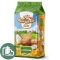 Печенье Коровка 190гр 1/12 Сдобное с овсяными хлопья и кокосом 