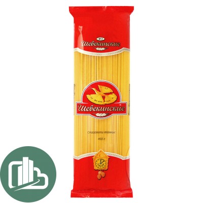 Макароны Щебекинские Спагетти 450гр 1/28 №002