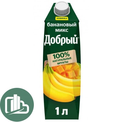 Добрый 1л Банановый Микс 1/12