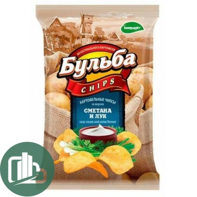 Бульба Соломка 75гр Стикс Сметана Лук 1/20