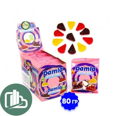 АТВ Жевательный мармелад 80гр DAMLA Чизкейк 1/12