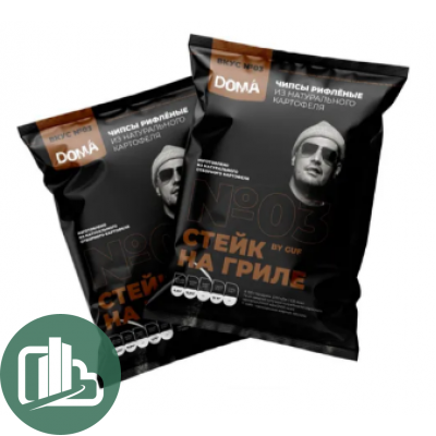 Чипсы DOMA 70гр 1/12 Стейк