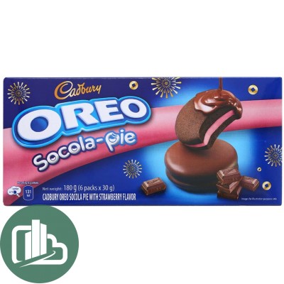 OREO Чоко Пай 168гр Клубника 1/6 (12) ИМПОРТ