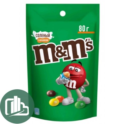 М&M's соленый с арахисом 80гр 1/28
