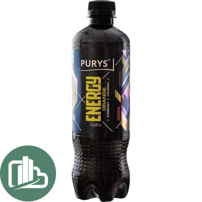 Энергетический напиток PURYS 0,5л Апельсин 1/12