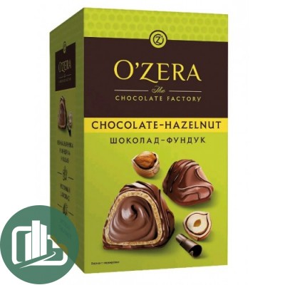 Яшкино Набор конфет O'Zera 150гр Chocolate Hazelnut 1/12 (Зеленый)