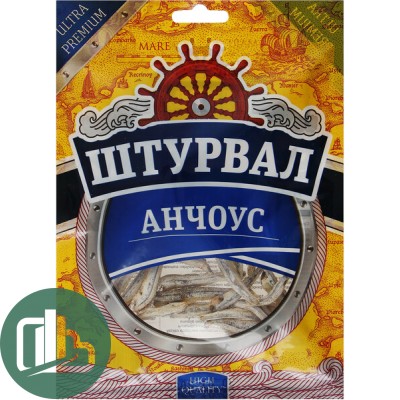 Анчоус солено-сушеный  36г 1/5 Штурвал 