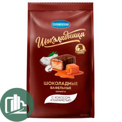 Шоколадница конфеты шоколадные ваф с кокосом и карамелью 160гр 1/14