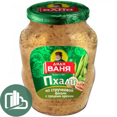Дядя Ваня Пхали из фасоли из грецк. ореха. с/т 1/12 350гр 