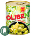 OLIBEN Оливки с лимоном 290мл ж/б 1/12 МТ009