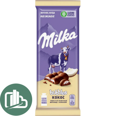 Милка Баблс 87гр Кокос 1/17 (РФ)