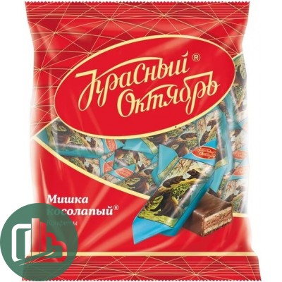 ФАСОВКА  Конфеты Мишка Косолапый 200гр Медовый Грильяж КО 1/11