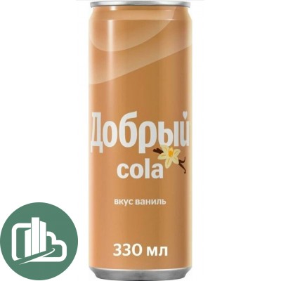 Добрый ж/б 0,33л Кола Ваниль 1/12