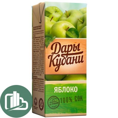 ДАРЫ КУБАНИ Buko 0,2л сок Яблоко 1/24