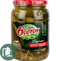 6 Соток Огурчики Хрустящие 720мл 1/6 