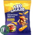Снеки кукурузные Leo Galileo 45г 1/24 чизбургер (РСК802)