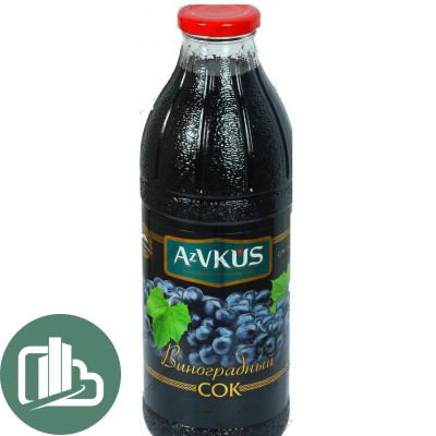 Аз Вкус сок виноград 1л 1/8