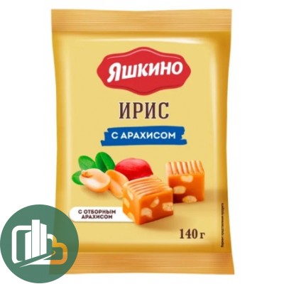 Ирис Яшкино с арахисом 140 гр бл 1\10