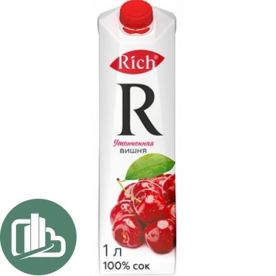 Rich вишня 1л 1/12