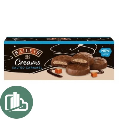 Печенье импорт 128гр БЕЙЛИС Baileys Соленая Карамель 1/14
