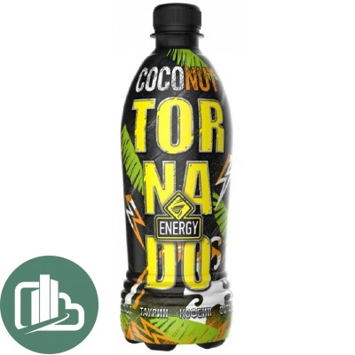 Торнадо энерг. напиток 0,473л 1/12 Coconut Пэт