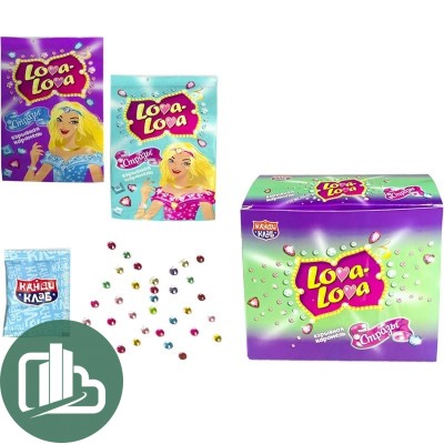Взрывная карамель Lova-Lova СТРАЗЫ 1гр 1/36 (12)