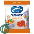 Мармелад Бонди 30гр Фруктовые пастилки яблоко и персик 1/90 Яшкино