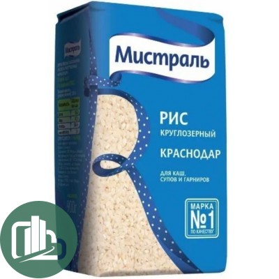 Мистраль Рис Краснодар 900гр круглозерн. 1/12
