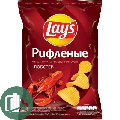 Лейс 70гр Рифленье Лобстер 1/25