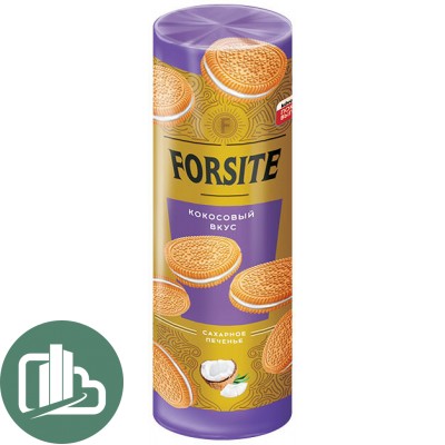 Яшкино Печенье сах. FORSITE Сэндвич с кокос. 208гр 1/20
