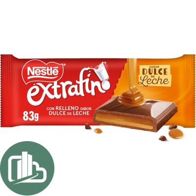 Шоколад Нестле Nestle Extrafino Молочный шоколад Dulce de Leche 83гр 1/22