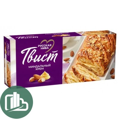 Тимоша Рулет Твист 300гр Миндальный Крем 1/9
