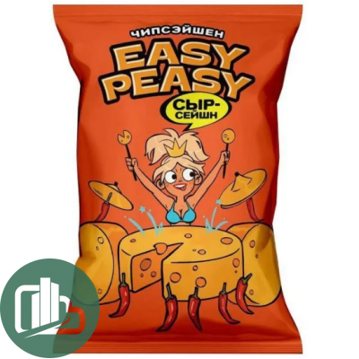 Картофель хрустящий EASY PEASY со вкусом сыра 50гр 1/24