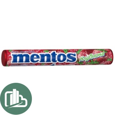Ментос 37,5гр Клубничный микс 1/24