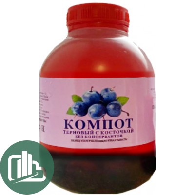 Компот Домашний  0,5л Терновый с косточкой 1/9