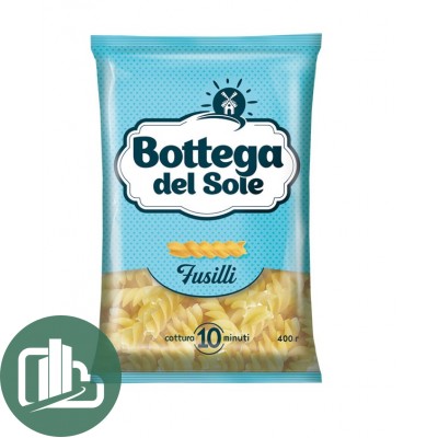 Bottega del Sole макароны витки 400гр 1/20