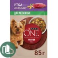 Корм для собак ONE 85гр Утка 1/26
