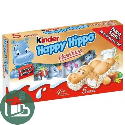 Киндер Импорт Happy Hippo Hazelnut ФУНДУК 103,5гр 1/10