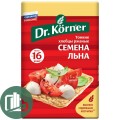 Хлебцы Dr. Korner Ржаные с Семенами Льна 100гр 1/10