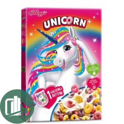Kellogg"s  Радужные колечки с фруктовым вкусом 195гр 1/10 (Любятово)