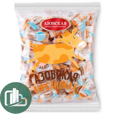Конфеты молочные Азовская на сливках 1кг